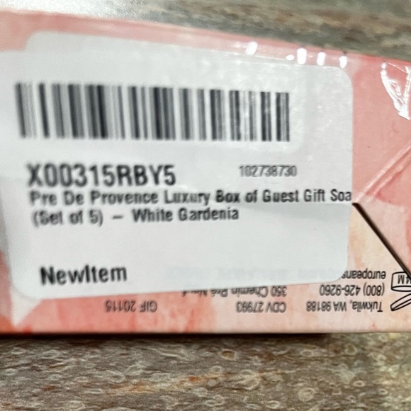 NIB Pre de Provence 5-White Gardenia luxury guest bar soaps with bonus - Picture 4 of 12